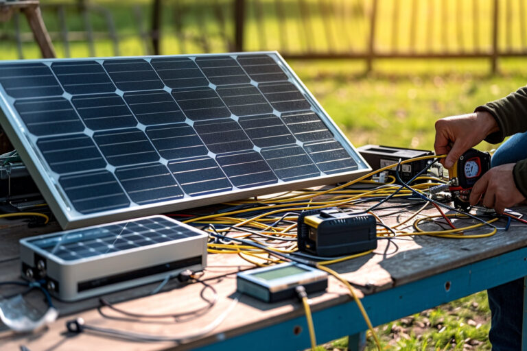Guide pratique pour connecter un panneau solaire à une batterie