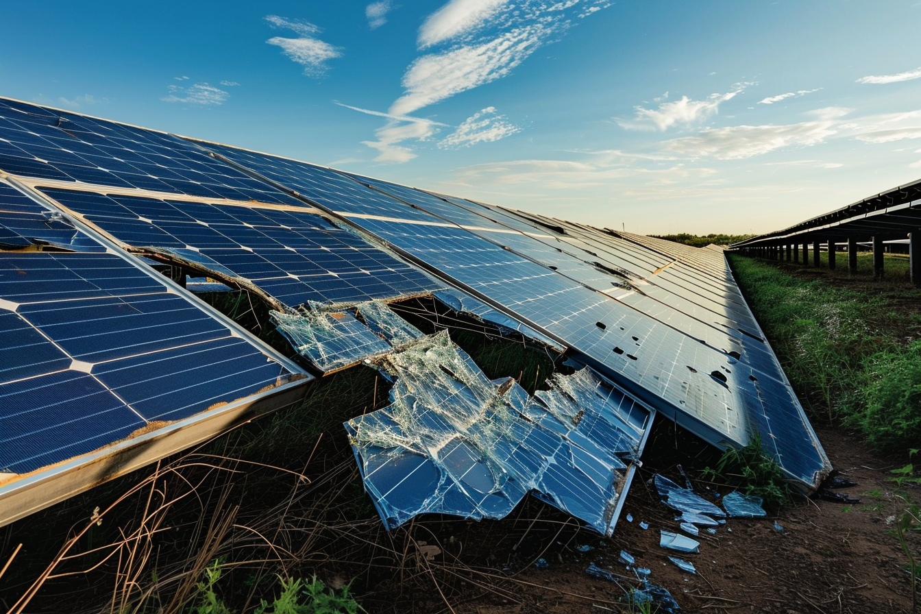 Les panneaux solaires face à la grêle : que faut-il savoir ?