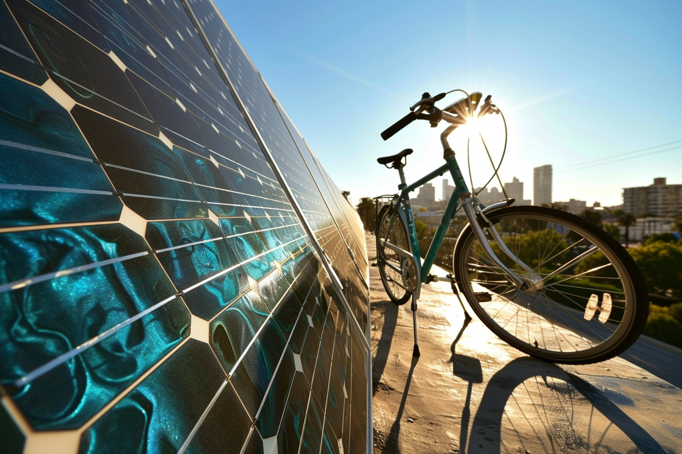 Rechargez efficacement la batterie de votre vélo avec un panneau solaire