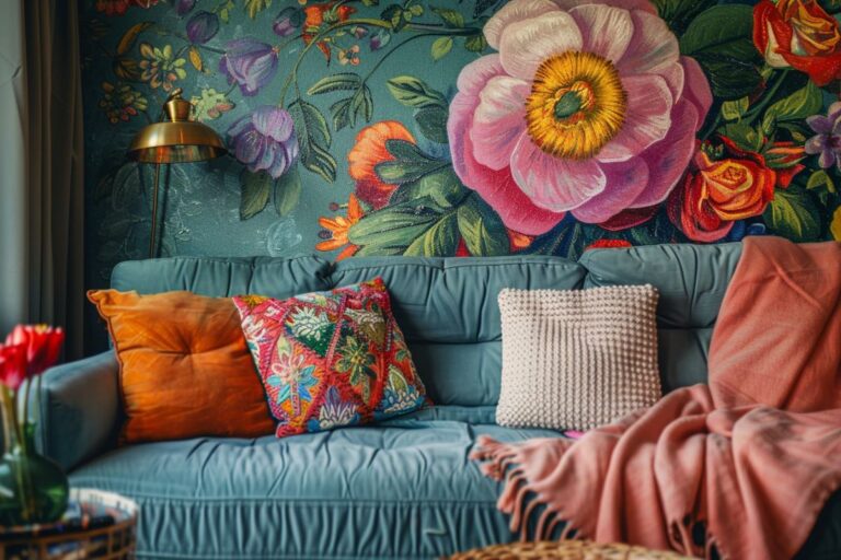 15 tendances florales murales incroyables pour transformer vos murs (photos à l’appui)
