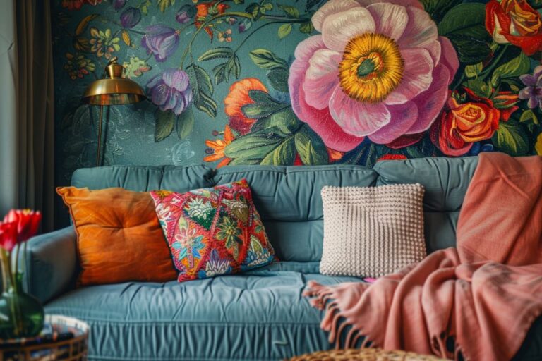Inspiration déco : 15 tendances florales murales pour vos murs