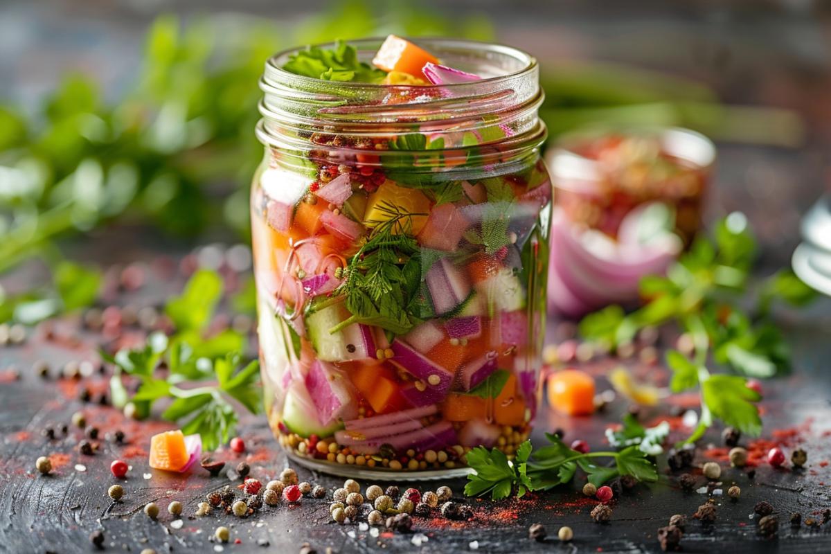 Recette facile pour faire des pickles maison et légumes vinaigrés