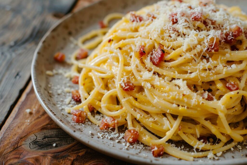 Révolution culinaire : découvrez les spaghettis carbonara sans crème, méthode ancestrale.