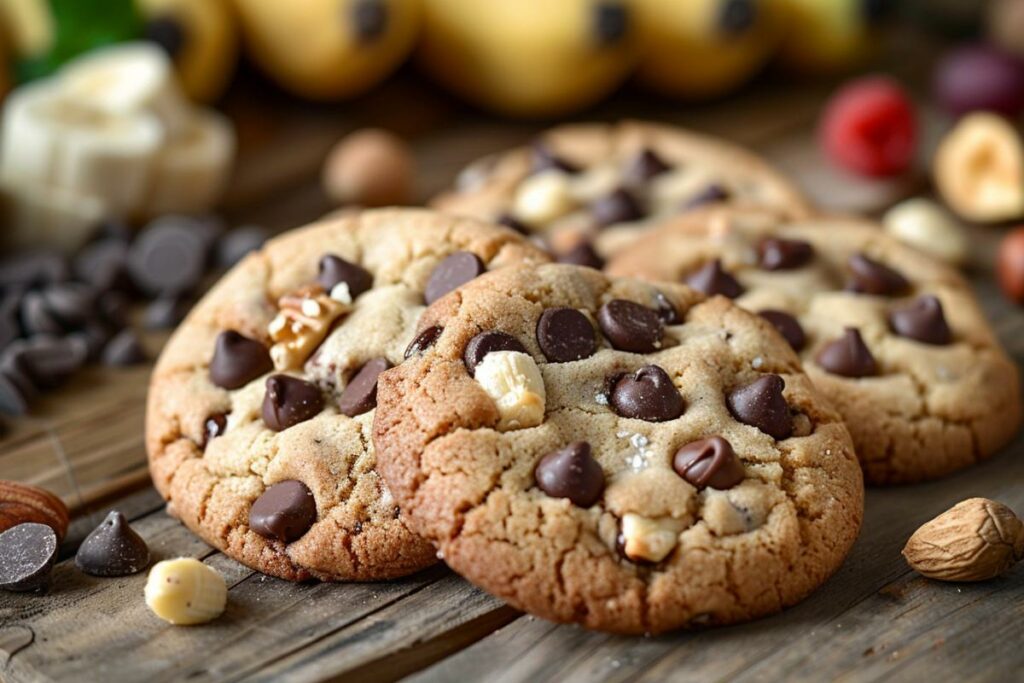 Recette facile et rapide : cookies à la banane pour gourmands et gourmets
