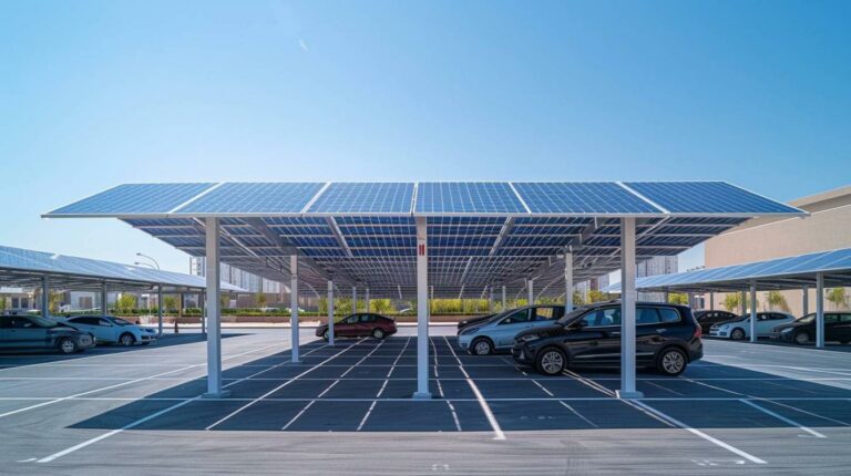 Le coût d&rsquo;un carport solaire