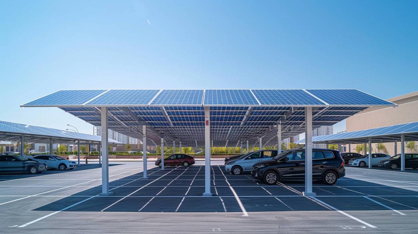 Le coût d&rsquo;un carport solaire