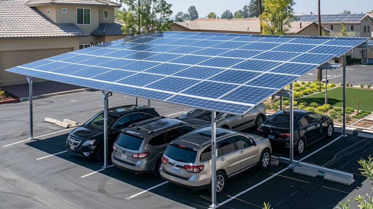 Les bénéfices financiers d&rsquo;un carport solaire
