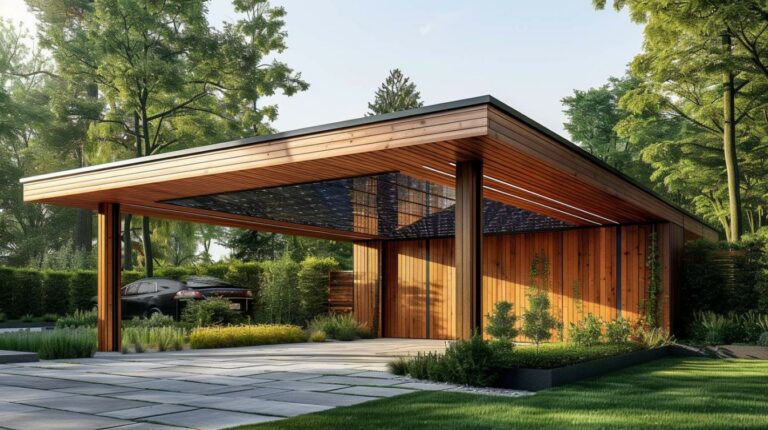 Carport solaire en bois : une solution écologique et esthétique