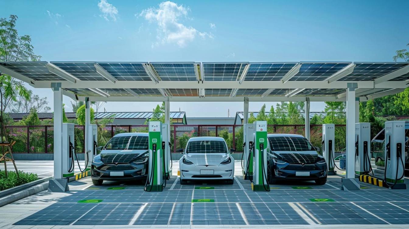 Carport solaire pour véhicules électriques : une solution écologique