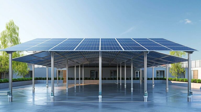 Intégration innovante de carports solaires dans l&rsquo;architecture