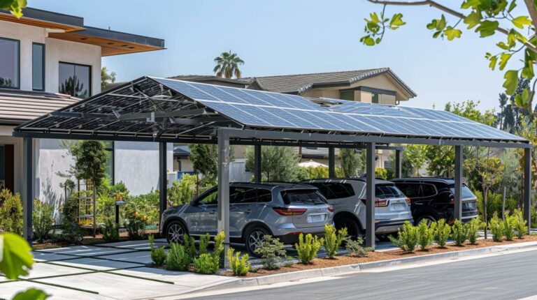 Les bienfaits écologiques des carports solaires