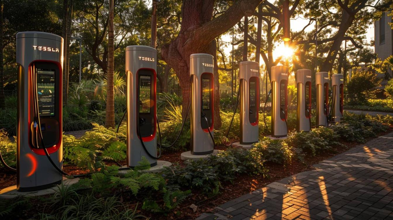 Les bornes de recharge alimentées par l&rsquo;énergie solaire