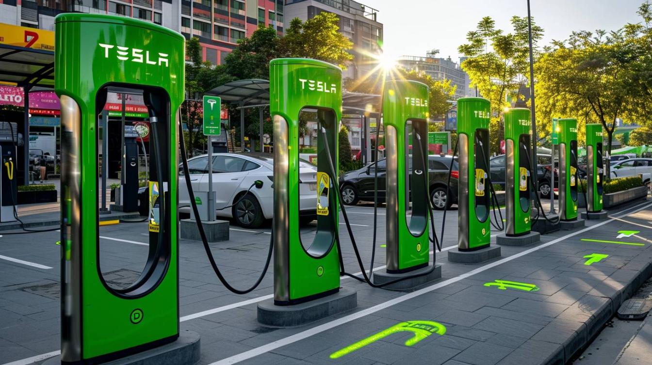 Les bornes de recharge électrique en Europe