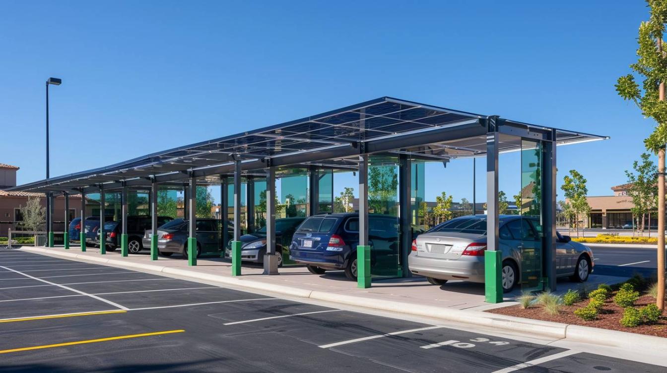 projets innovants de carports solaires